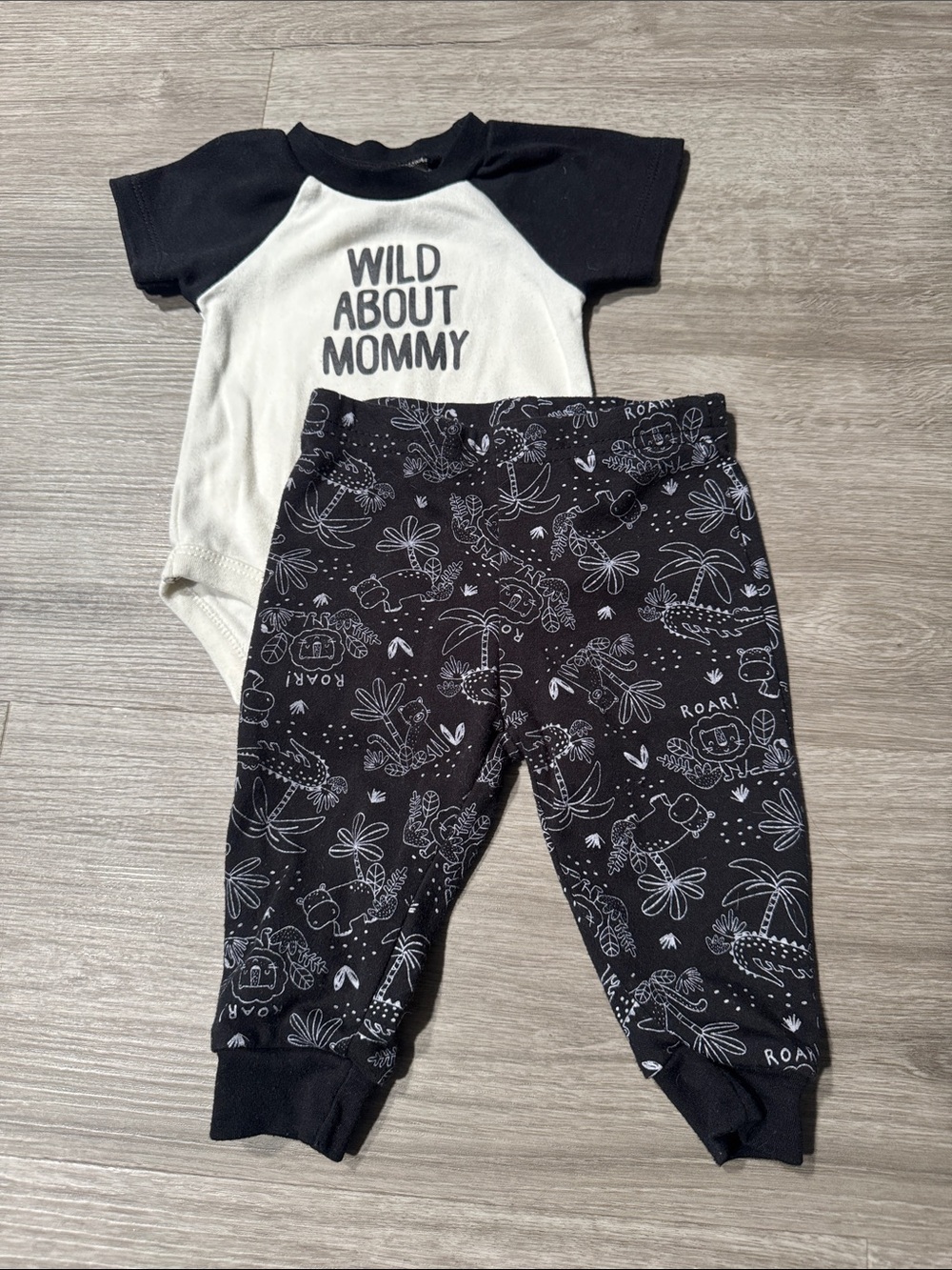 Baby Essentials “Wild About Mommy”  Matching Set